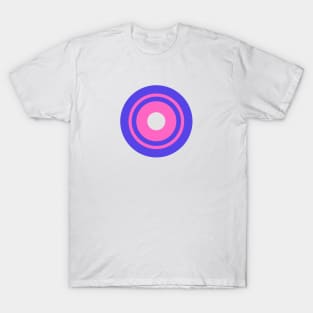 pink purple round shape illustration T-Shirt